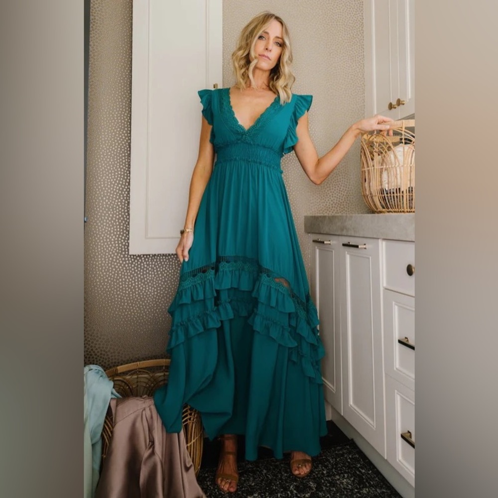 Baltic Born teal dress! Perfect for Easter. Worn twice